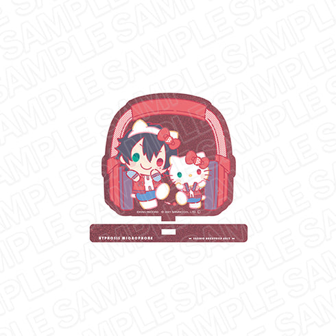 『ヒプノシスマイク SANRIO NAKAYOKU EDIT』ラメ入りアクリルスタンド 山田 一郎 × ハローキティ